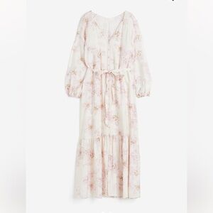 H&M Tie Belt Dress With Buttons